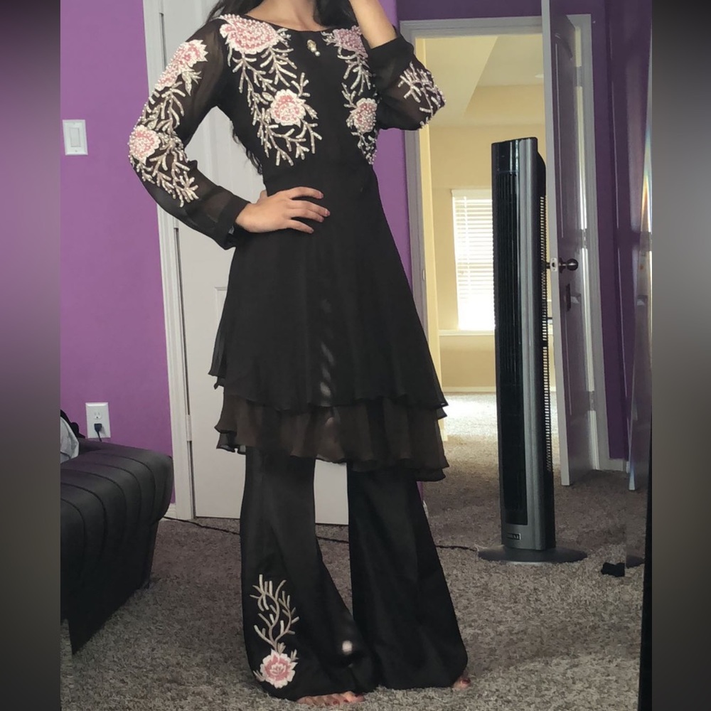 Brown Indian Pant Suit
